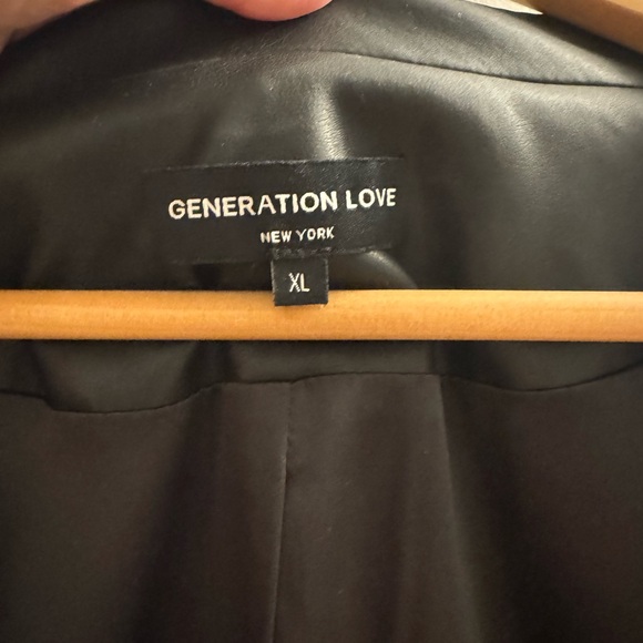 Generation Love Millie Faux Leather Blazer - Picture 3 of 6